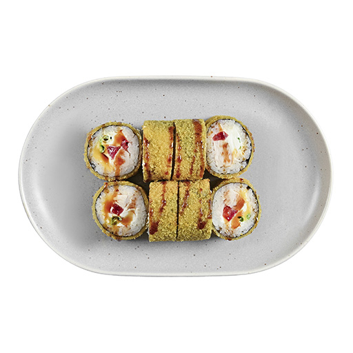 Копченый с курицей и сыром темпура