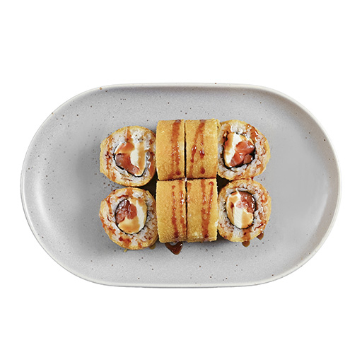 Сливочный лосось темпура