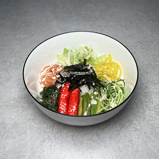 Поке с лососем